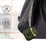 Wholesale Airpod (2 / 1) Honeycomb Mesh Sports Cover Skin for Airpod Charging Case (Black Green)